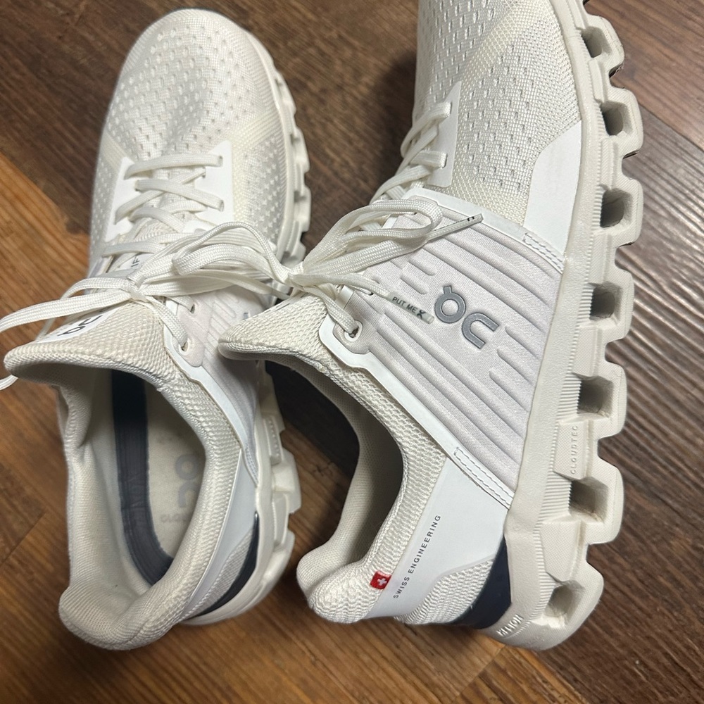 On Cloud White Women's Running Shoes
